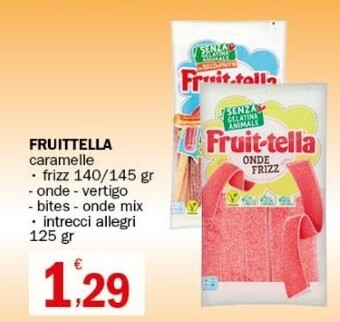 Crai Fruittella caramelle offerta