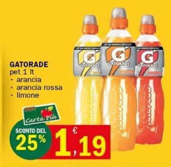 Crai Gatorade arancia offerta