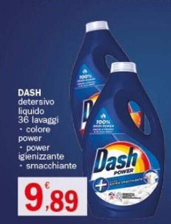 Crai Dash detersivo liquido 36 lavaggi offerta