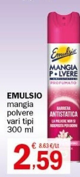 Crai Emulsio mangia polvere offerta