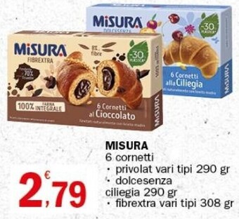Crai Misura 6 cornetti privolat offerta