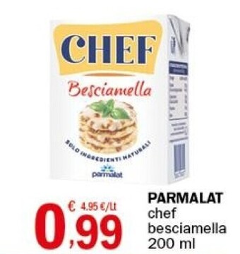 Crai Parmalat chef besciamella offerta