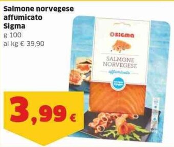 Sigma Salmone norvegese affumicato Sigma g 100 offerta