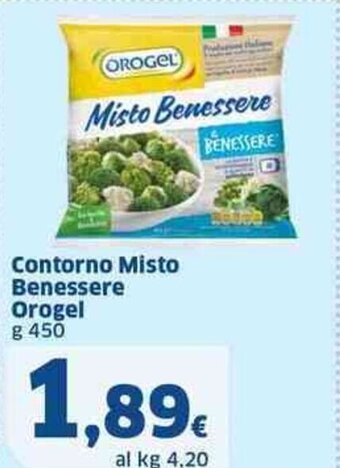 Sigma Contorno Misto Benessere Orogel g 450 offerta