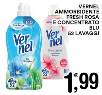 Gecop Vernel Ammorbidente Fresh Rosa e concentrato Blu 52 lavaggi offerta