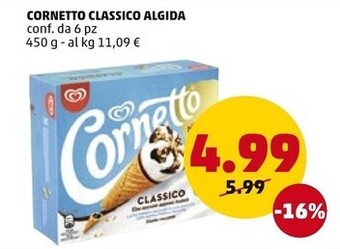 PENNY Algida cornetto classico offerta