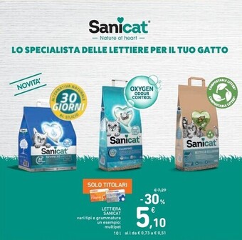 Spazio Conad Sanicat lettiera offerta
