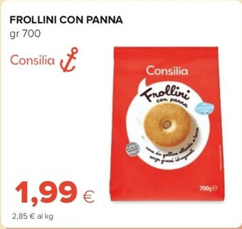Oasi Consilia frollini con panna offerta