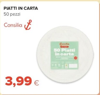Consilia piatti in carta