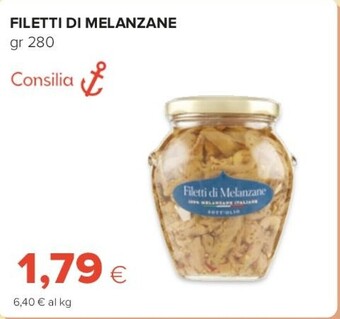 Oasi Consilia filetti di melanzane offerta