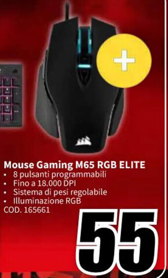 CORSAIR Mouse Gaming M65 RGB ELITE