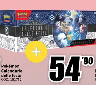 MediaWorld Pokémon Calendario delle feste offerta