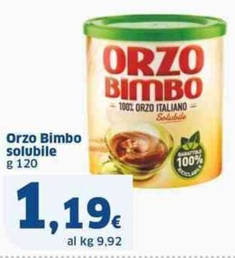 Orzo Bimbo solubile g 120
