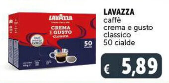 LAVAZZA caffè crema e gusto classico 50 cialde
