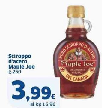 Sigma Sciroppo d'acero Maple Joe g 250 offerta