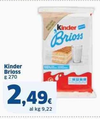 Sigma Kinder Brioss g 270 offerta