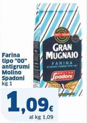 Sigma Farina tipo "00" antigrumi Molino Spadoni kg 1 offerta