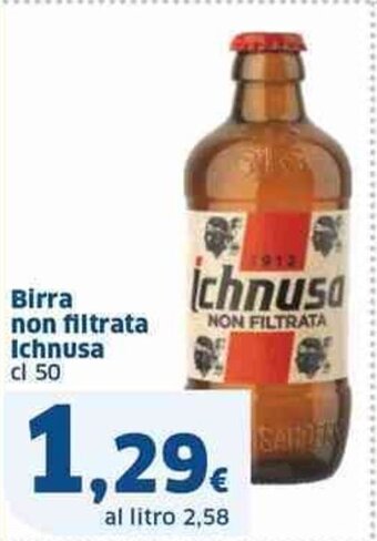 Birra non filtrata Ichnusa cl 50