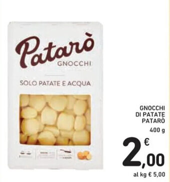 Spazio Conad GNOCCHI DI PATATE PATARÓ 400 g offerta