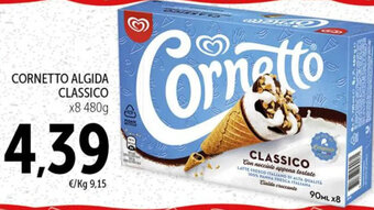 Spazio Conad CORNETTO ALGIDA CLASSICO x8 480g offerta