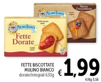 Spazio Conad FETTE BISCOTTATE MULINO BIANCO dorate/integrali 630g offerta