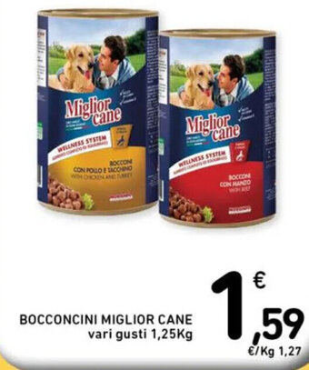 Spazio Conad BOCCONCINI MIGLIOR CANE 1,25kg offerta