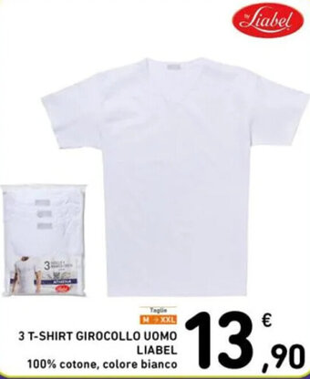 Spazio Conad 3 T-SHIRT GIROCOLLO UOMO LIABEL offerta