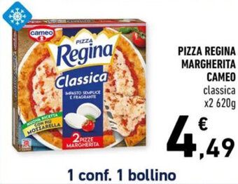 Spazio Conad PIZZA REGINA MARGHERITA CAMEO classica x2 620g offerta