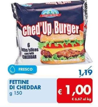 FETTINE DI CHEDDAR g 150