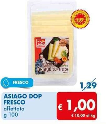 MD Discount ASIAGO DOP FRESCO affettato g 100 offerta
