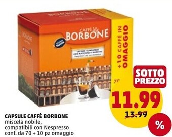 PENNY Caffe borbone capsule offerta