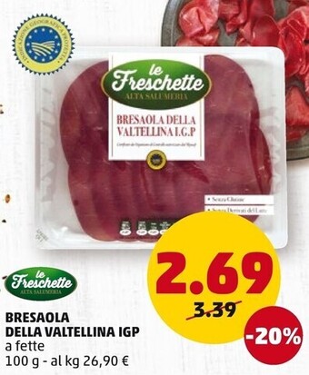 PENNY Le freschette bresaola della valtellina igp offerta