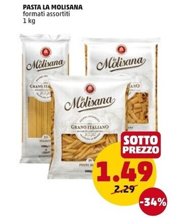PENNY La molisana pasta offerta