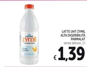 Spazio Conad Parmalat latte uht zymil offerta