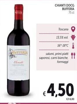 Spazio Conad Bufferìa chianti docg offerta