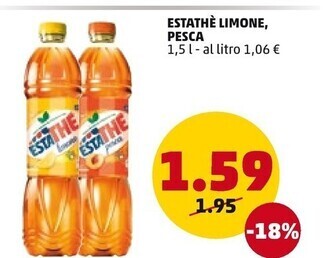 PENNY Estathé limone, pesca offerta