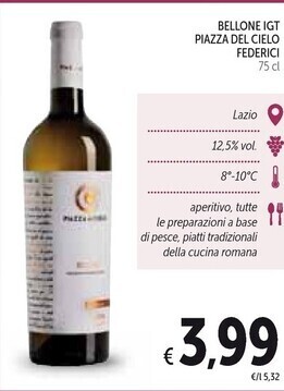 Spazio Conad Federici - bellone igt piazza del cielo offerta