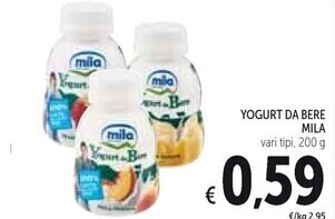 Spazio Conad Mila yogurt da bere offerta