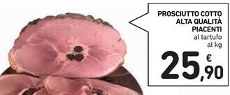 Piacenti prosciutto cotto alta qualità
