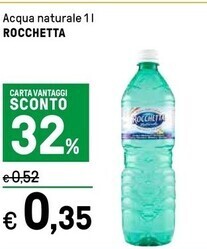 Iper La Grande Rocchetta acqua naturale offerta