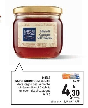 Spazio Conad Sapori & dintorni miele offerta