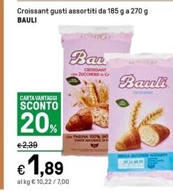 Iper La Grande Bauli croissant offerta