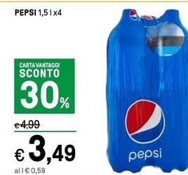Iper La Grande Pepsi 1,5 l x4 offerta