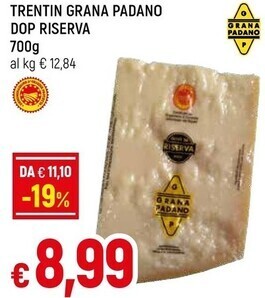 Famila Trentin grana padano dop riserva offerta