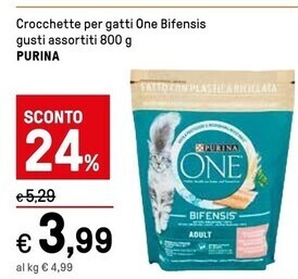 Iper La Grande Purina crocchette per gatti one bifensis offerta