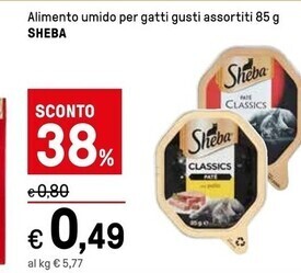 Iper La Grande Sheba alimento umido per gatti offerta