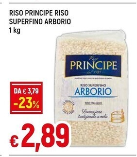 Famila Riso principe riso superfino arborio offerta