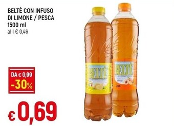 Beltè con infuso di limone/pesca