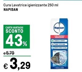 Iper La Grande Napisan cura lavatrice igienizzante offerta