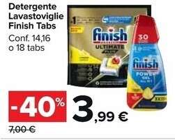 Carrefour Market Finish detergente lavastoviglie offerta